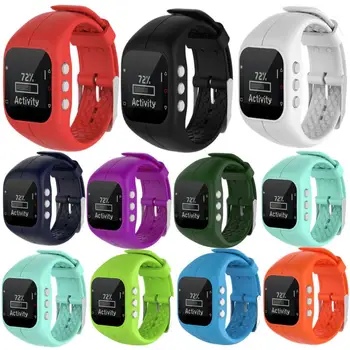 

Soft Silicone Rubber Watch Band Wrist Strap For Polar A300 Fitness watch