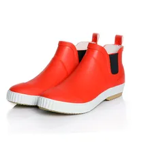 Male fashion trend of men’s rain boots low cylinder lightweight waterproof rubber footwear spring SUB1230