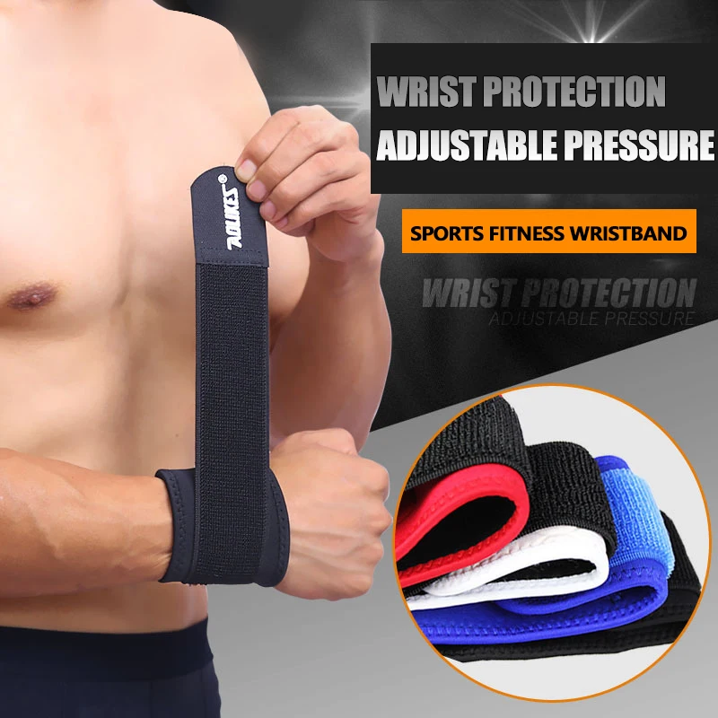 Basketball Bracers Adjustable Bandage Wristband Bracer Men