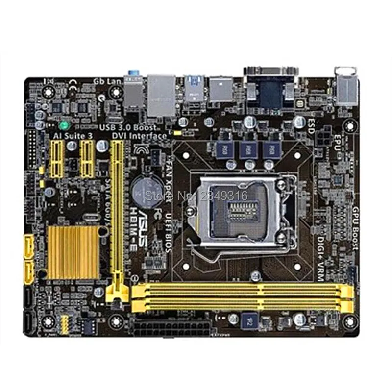 Для ASUS H81M-E оригинальная материнская плата с разъемом LGA 1150 DDR3 H81 SATA3 USB3.0 настольная материнская плата