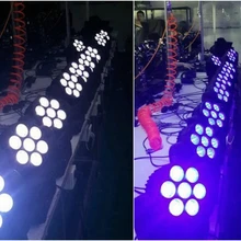 4 шт./лот+ кофр, луч перемещение головы 7x12 Вт RGBW 4in1 Quad СВЕТОДИОДНЫЙ LED Лампа OSRAM свет КТВ клуб pro этап Дискотека dj прожектор dmx