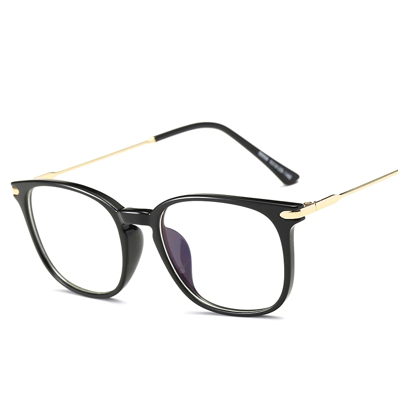 Бренд TR90 Анти-голубой солнцезащитные очки негабаритных оптические очки для близорукости титановая Оправа черная оправа для компьютерных очков для Для женщин Для мужчин