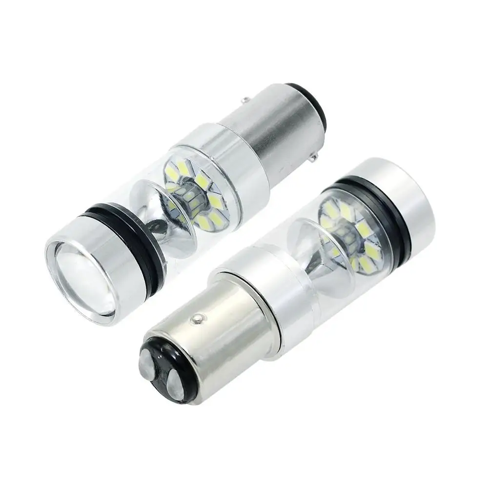 

2Pcs 1157 BAY15D P21/5W LED Light Bulb 12V 3030 SMD 20 LEDs Car Backup Reverse Light Fog Lamp DRL Lights
