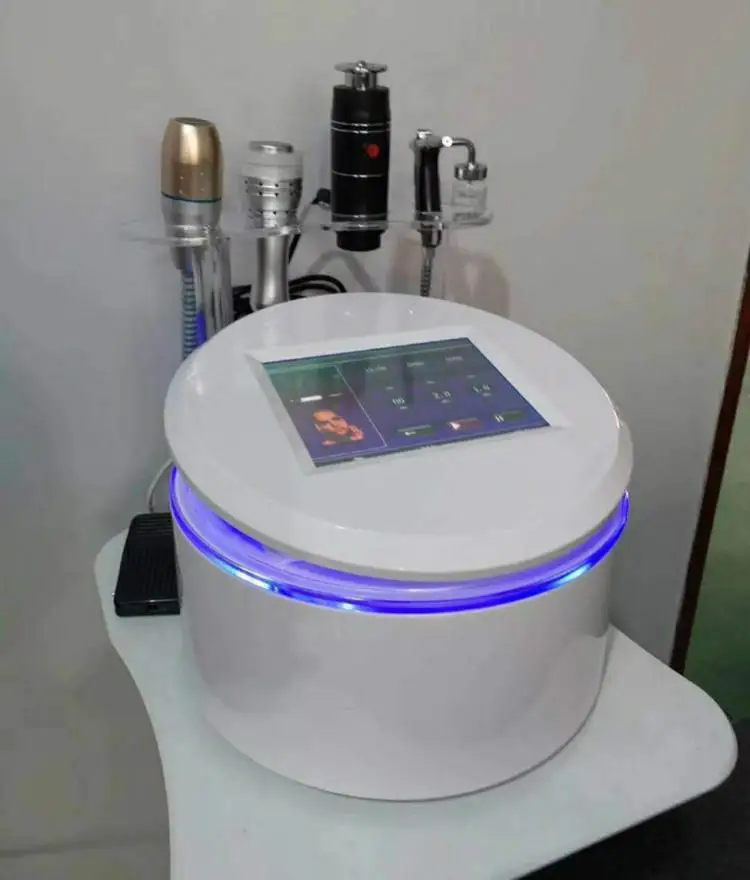  New Arrival skin lifting anti aging 4in1 microcurrent injection Oxygen spray jet peel Skin cooling 