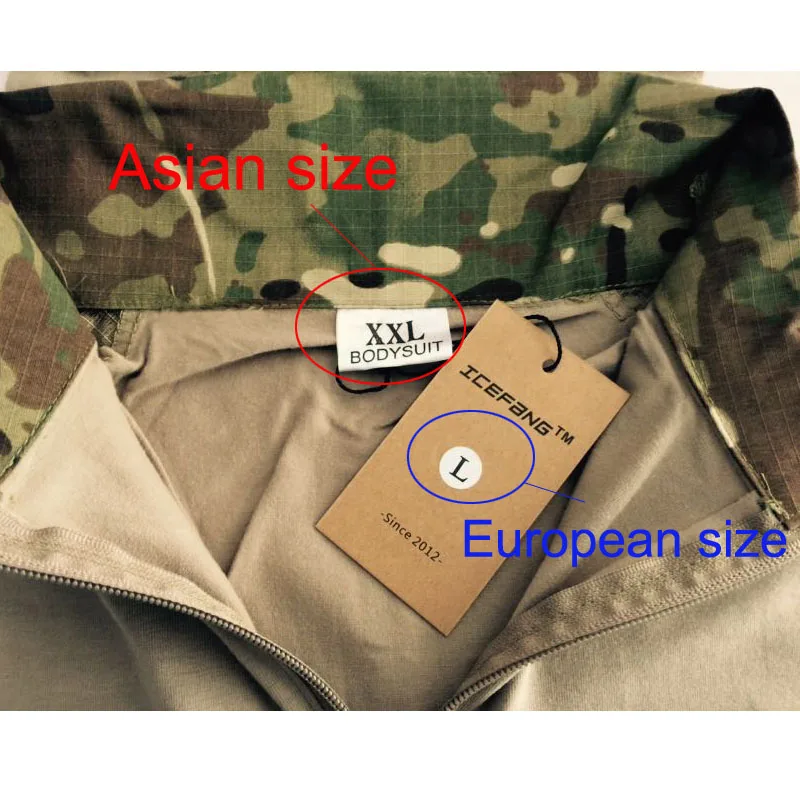 Армия США Unifrom тактическая рубашка с налокотниками Airsoft костюм Пейнтбол Militar