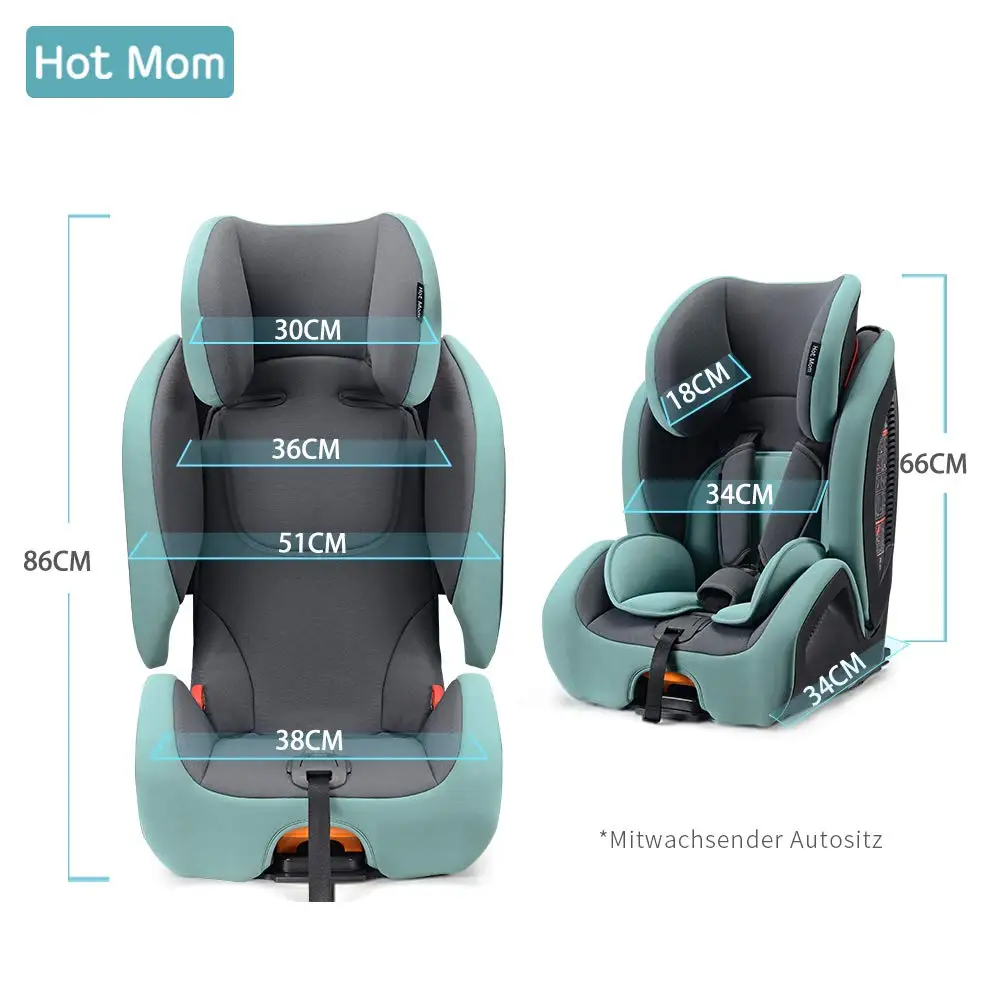 Мама и папа Детское Автокресло группы 1 2 3 Кабриолет лежащего ISOFIX детское