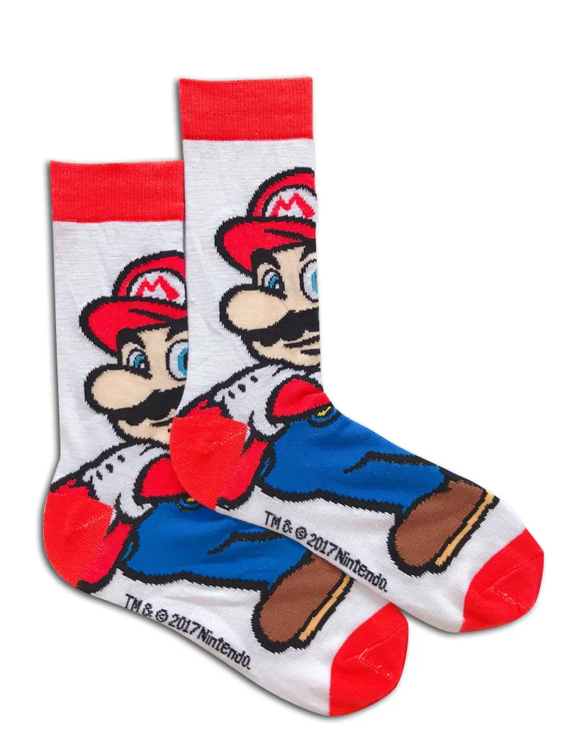 Neue-Baumwolle-m-nner-frauen-Crew-Socken-Lustige-Harajuku-Nette-Neuheit-Cartoon-sloth-Super-Mario-Weihnachten(10)