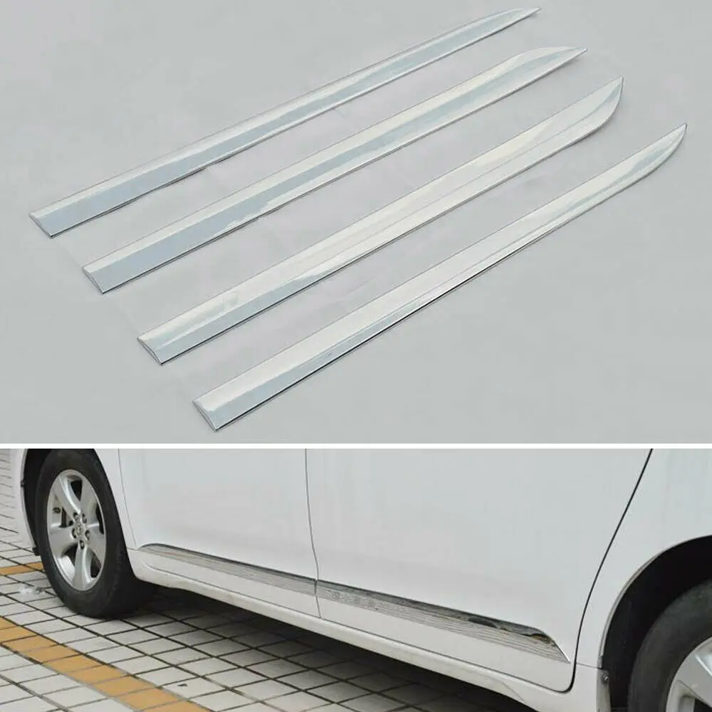 Внешняя искусственная боковая формовка хромированная отделка ABS для Toyota SIENNA