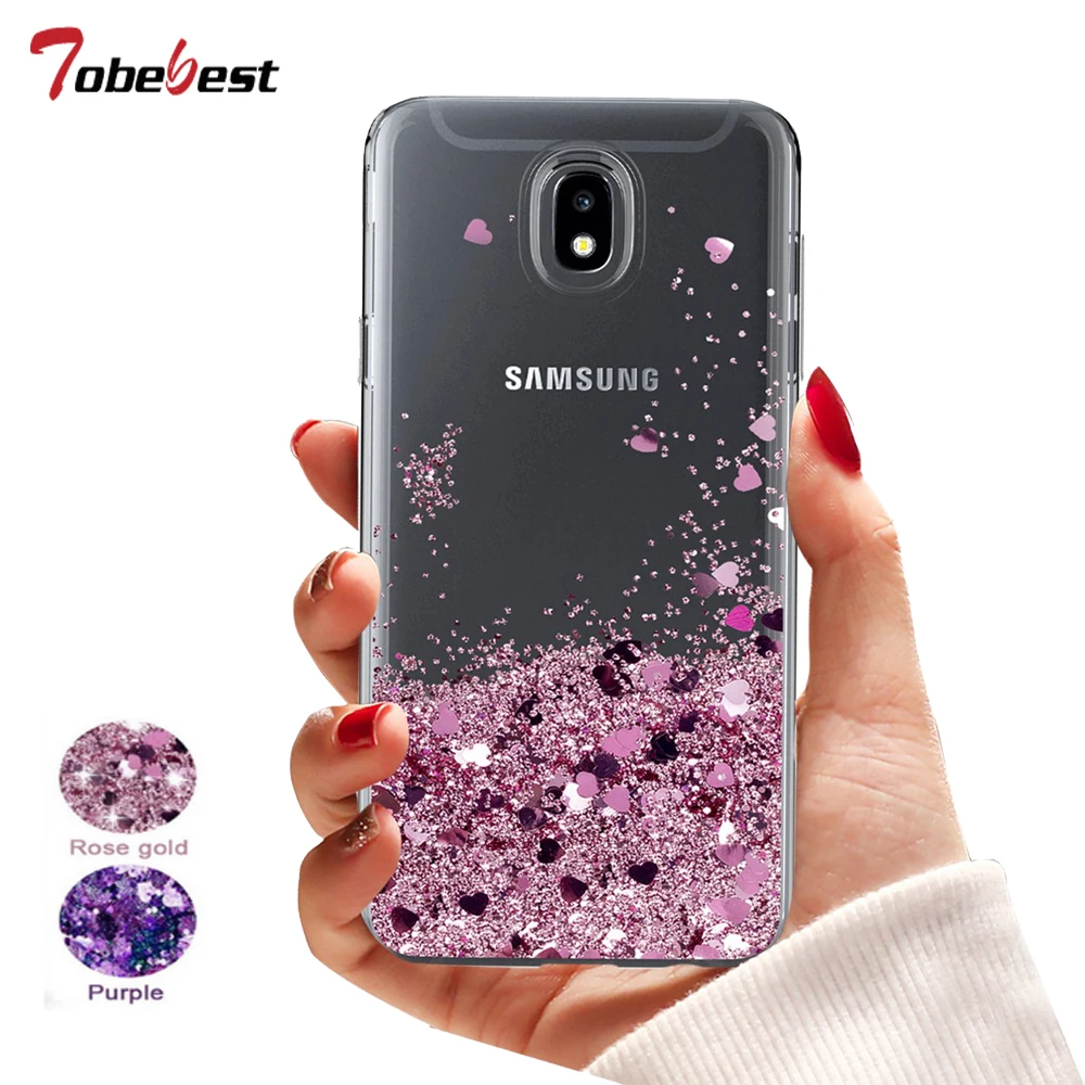 Чехол J7 2018 с жидким блеском для samsung Galaxy Refine star V мягкий чехол из ТПУ динамическим