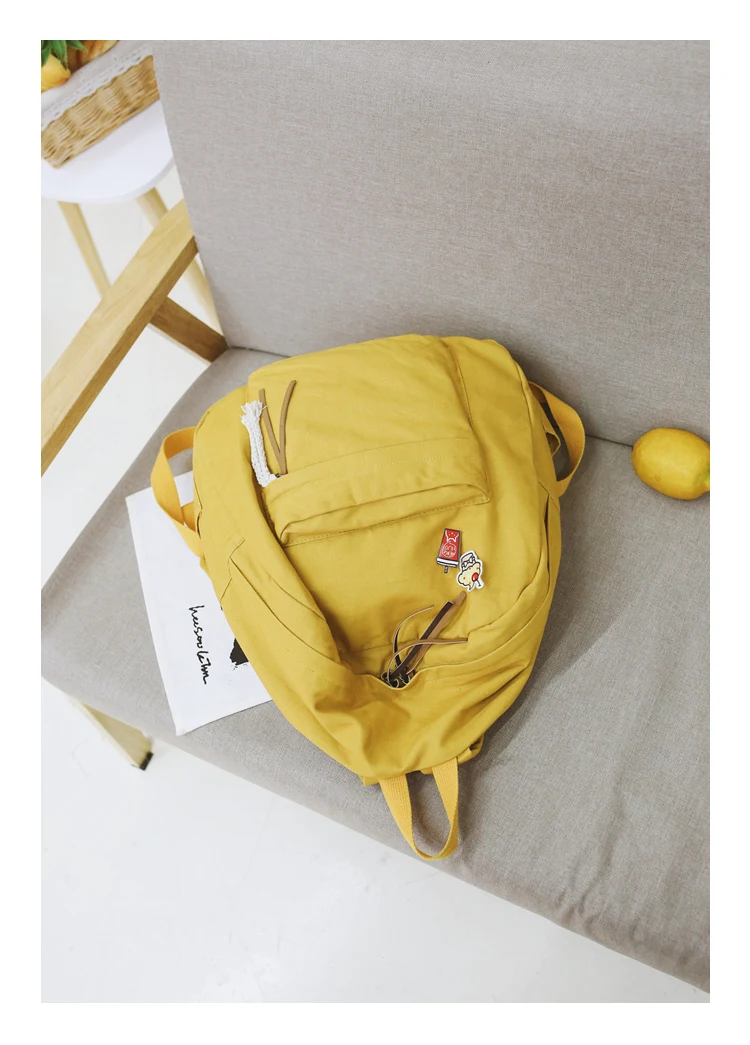 Menghuo Women Backpack for School Teenager Girls Vintage Stylish School Bag Ladies Cotton Fabric Backpack Female Bookbag Mochila (58)