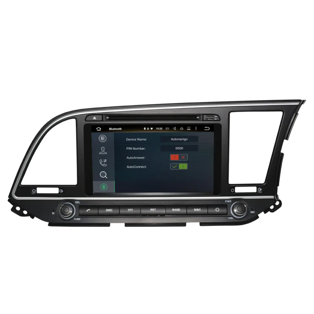 Cheap Android 9.0 Octa Core 4GB RAM Car GPS Navigation For Hyundai Elantra/Avante/MD2016-2019 Right Hand Driving DVD Multimedia Player 9