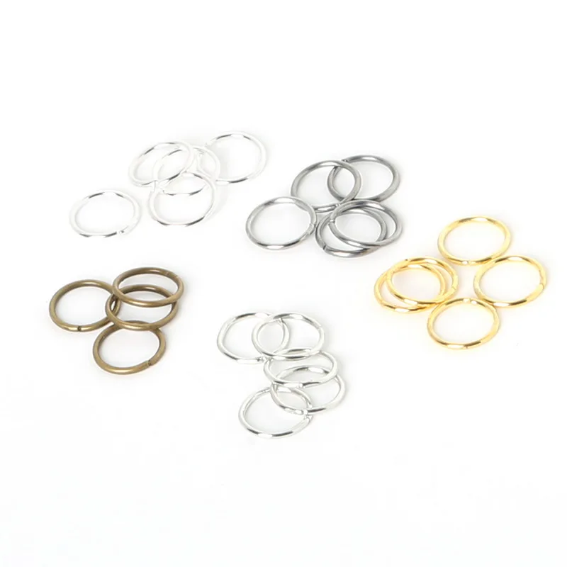 

Beadia 1500pcs link loop Silver Gold Rhodium Black Bronze Open Jump Ring for DIY Jewelry Findings Connector
