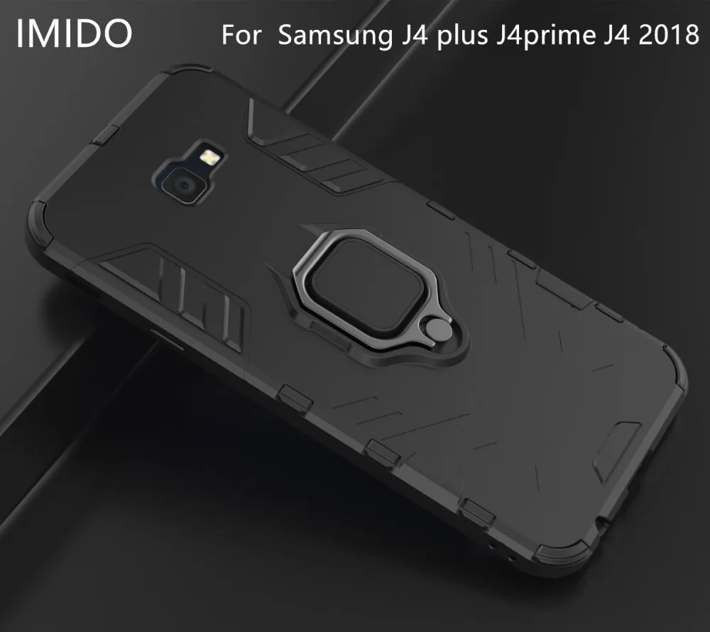 Для samsung Galaxy J4plus J4prime J4 2018 Armour PC + TPU PhoneCase для j4plus Магнитная противоударный