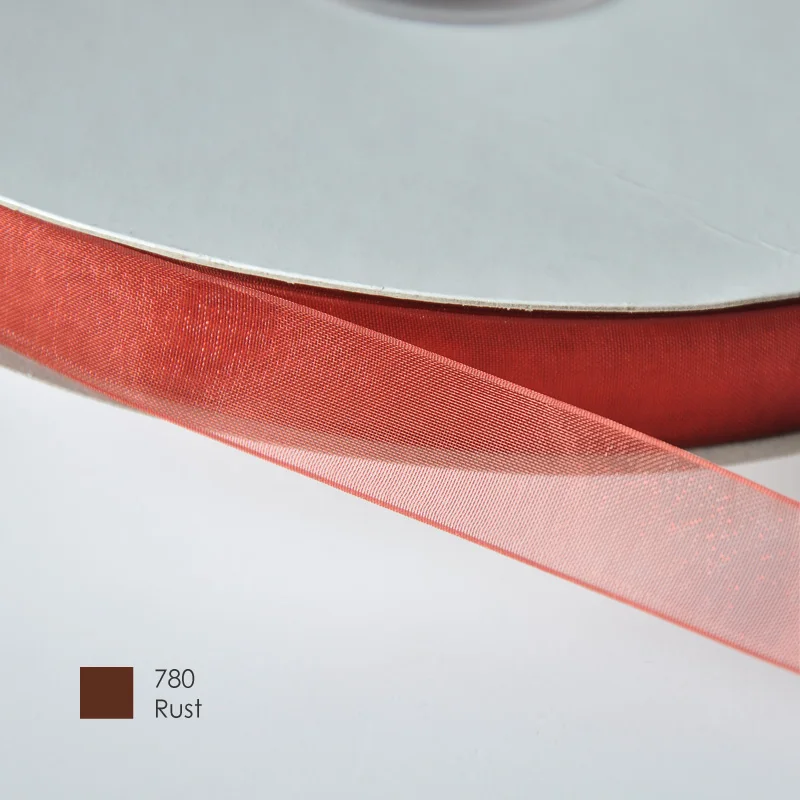 

[IuBuFiGo ribbon] 2 "(50 мм) лента из органзы DIY прозрачная лента 200 ярдов/рулон/партия