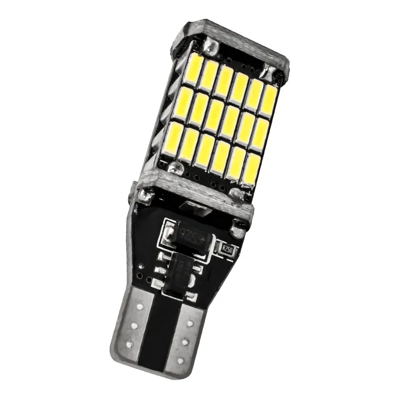 T15 W16W супер яркий 45 SMD 4014 светодиодный CANBUS без ошибок автомобильные габаритные огни тормозные огни авто резервный задний фонарь купол ксеноновые лампы белого свечения