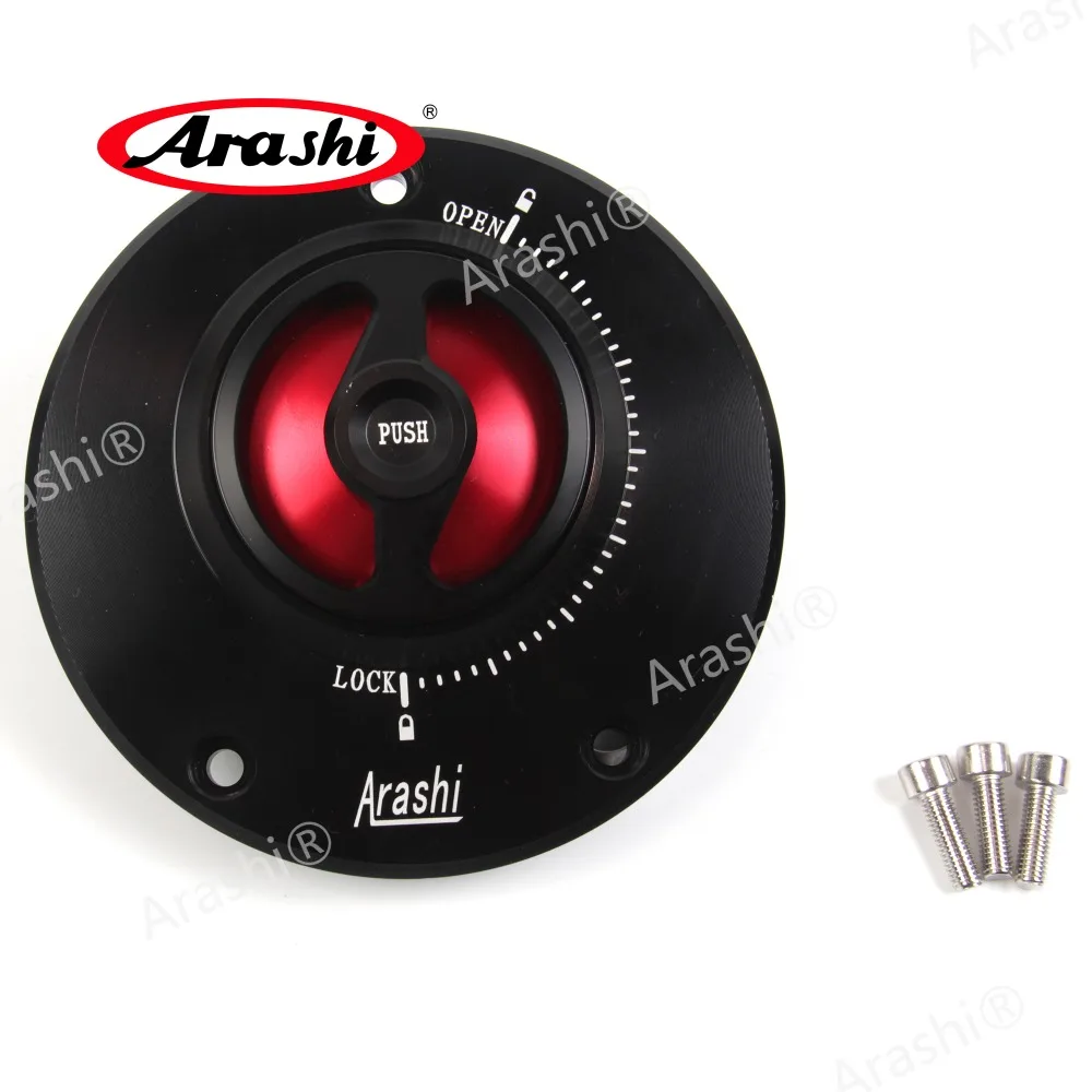 

Arashi For Kawasaki All Years 112mm Gas Fuel Tank Cap Cover Motorcycle Accessories CNC Ninja ZX 10R 6R Aluminium 112 mm 3 Spots