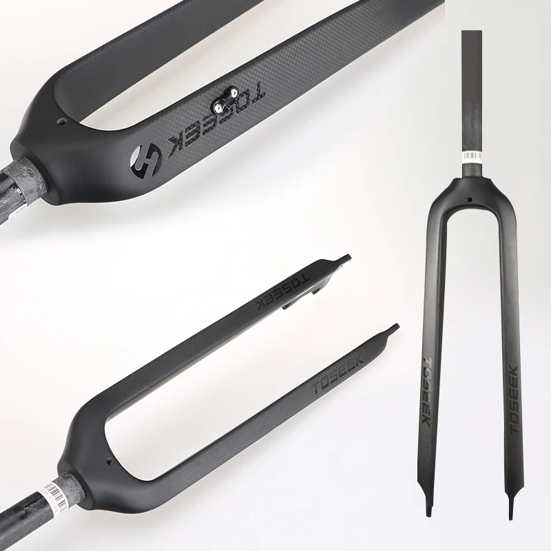 

Bicycle Front Fork Mountain Bike 26/29 Inch Carbon Fiber Fork Cycling MTB High Strength Fork Bicycle Accessories High Quality