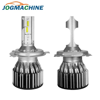 

JOGMACHINE Brand Car LED Headlights H1 H4 H7 80W CSP Lamp Beads 6000K 12000LM Mini Size Auto Lihgt Bulbs