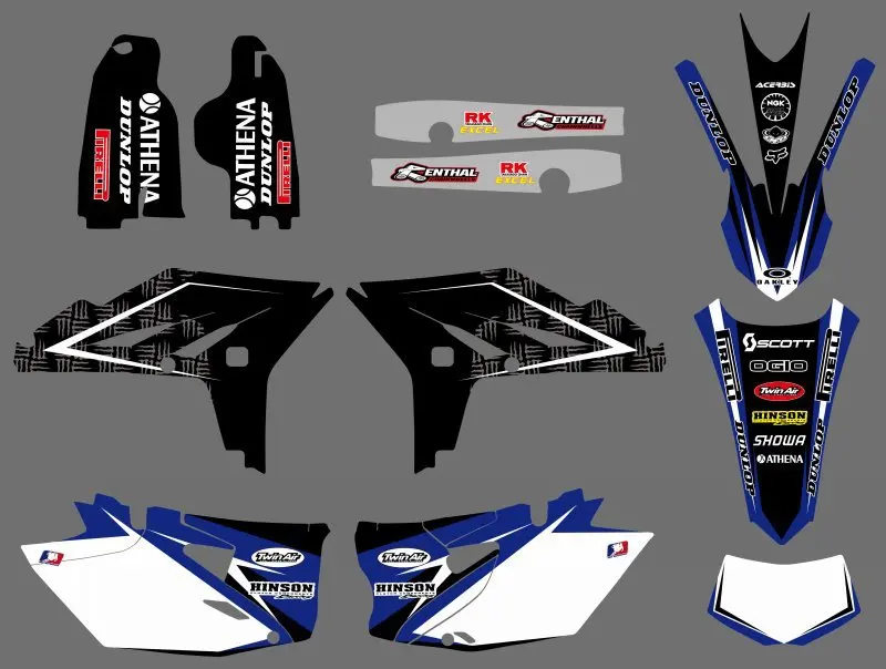 

GRAPHICS BACKGROUNDS DECALS Sticker For Yamaha WR450F WRF450 2012 2013 2014 WR 450F WRF 450