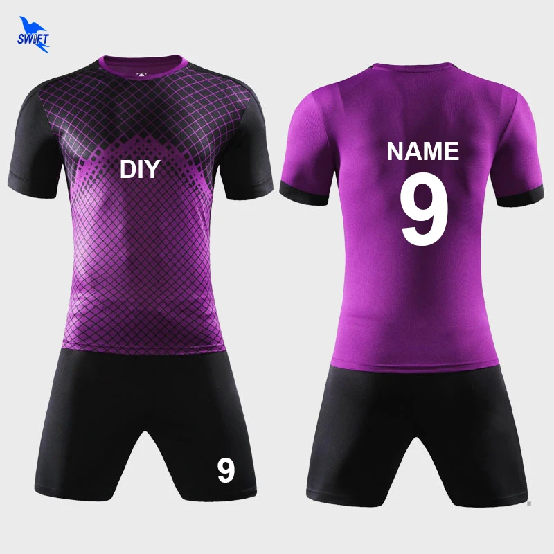 

Soccer Jersey Sports Costumes for Boys Mens Football Kits Summer Sportswear Suits Adult Kids Futsal Sets Uniforms DIY Customize