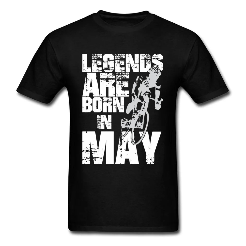 Legends Are Born In May - Cycling_black