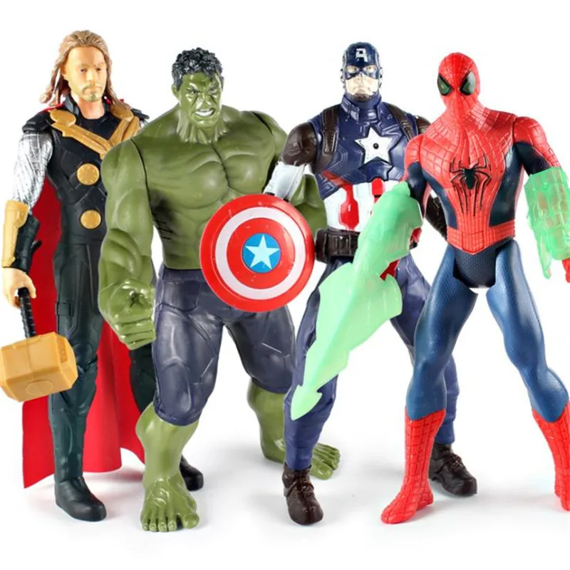 Marvel Мстители 4 эндшпиль игрушки танос Халк Бастер человеком пауком Железный