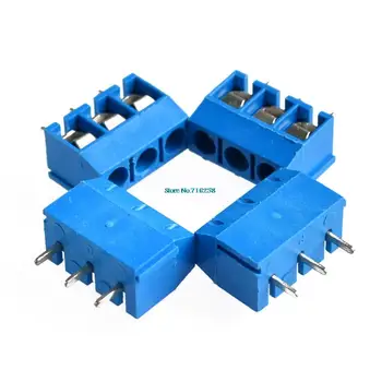 

50PCS 3 Pin Screw Connector 5mm Pitch 5.08-301-3P 301-3P 3pin