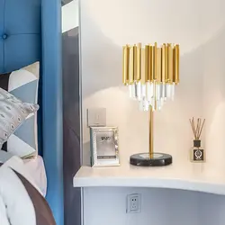 Современная роскошь светодиодные настольные лампы для гостиной настольная лампа для спальни светильники прикроватных тумбочек для сна