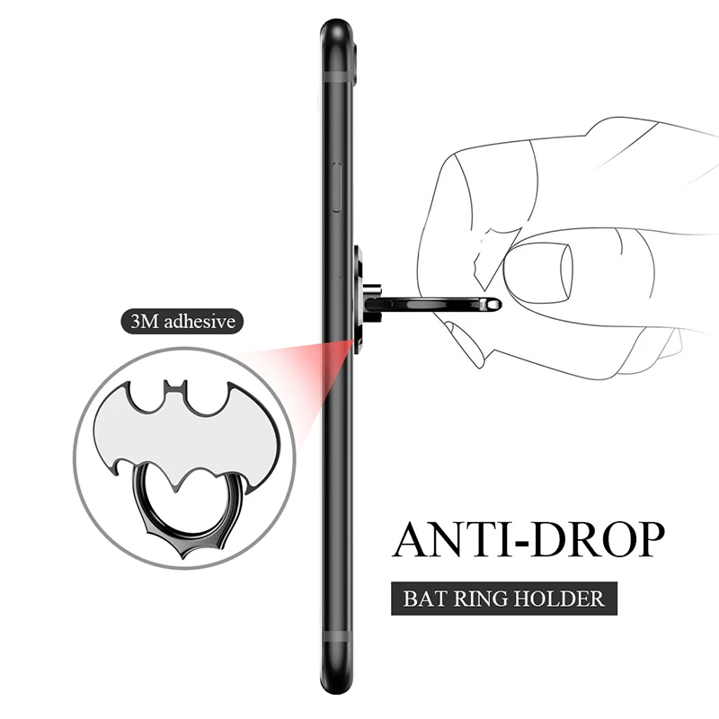 Oatabasf Smart Phone ring 360 Degree Metal Mobile Phone Holder Universal phone Ring Bracket For iPhone Samsung ipad Table
