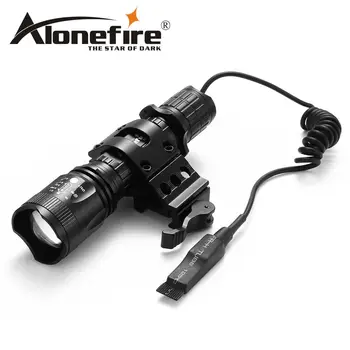 

AloneFire TK400 L2 LED Tactical Flashlight 18650 torch LED Flash Light Lantern with Mount Remote Control Pressure Switch