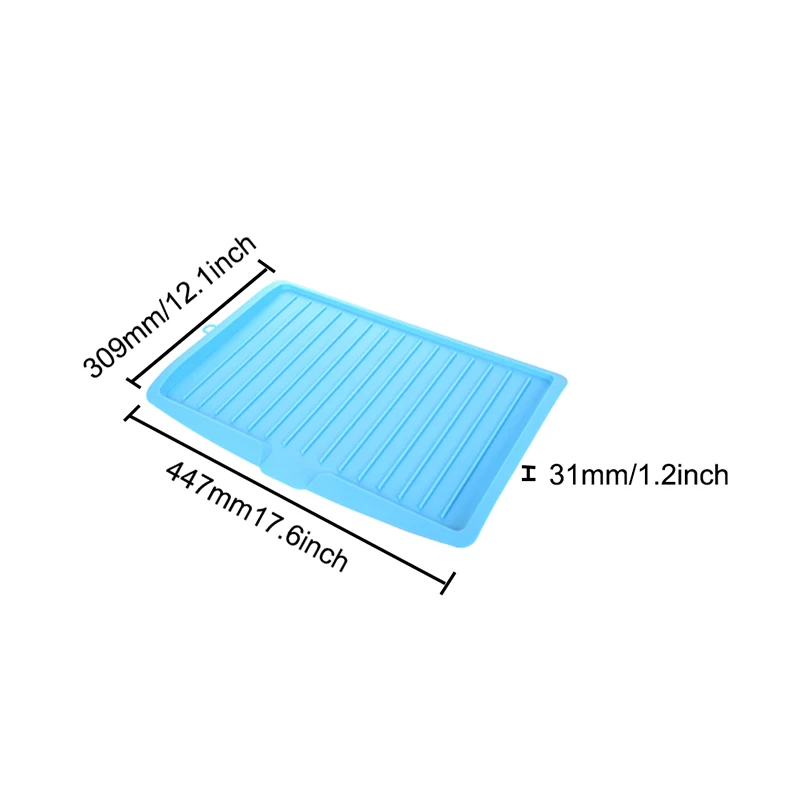 Hoomall Large Silicone Drying Mat Dish Placemat Non-slip Table Counter Glass Coaster Kitchen Tools | Дом и сад