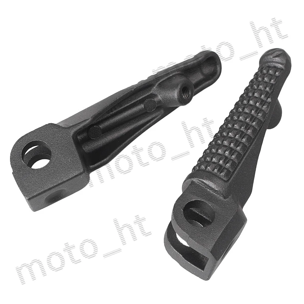 Aluminum Alloy NEW Motorcycle Rider Front Footpegs / Foot Pegs / Footrest Brackets for Kawasaki Ninja ZX-6R 2005 2006 2007 2008 Black 