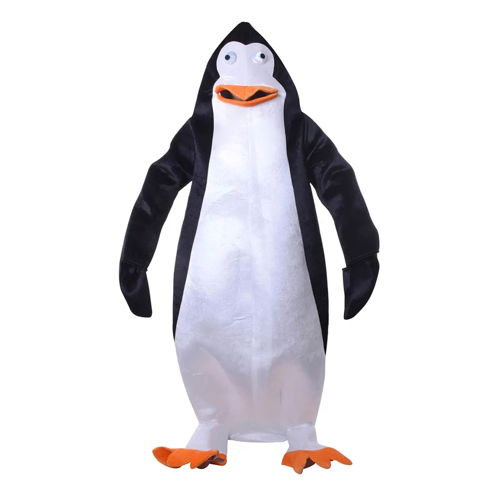 

Penguins of Madagascar Penguin Mascot Costume cosplay Fancy Dress adult Halloween Christmas costume