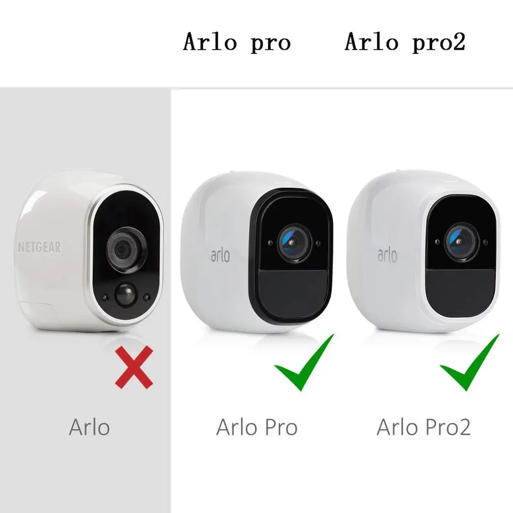 Для Arlo Pro/Arlo Pro 2 силиконовый чехол для камеры с защитой от УФ-лучей и погоды Беспроводная hd-камера безопасный силикон чехол