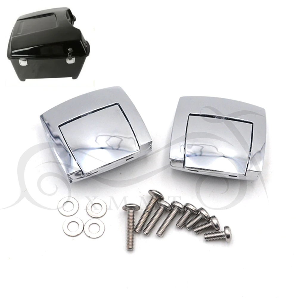 Замок для мотоцикла Tour Pack Pak фиксатор Harley Touring Classic Electra Glide Ultra Razor FLHX FLTR 1980-2013 Chrome |