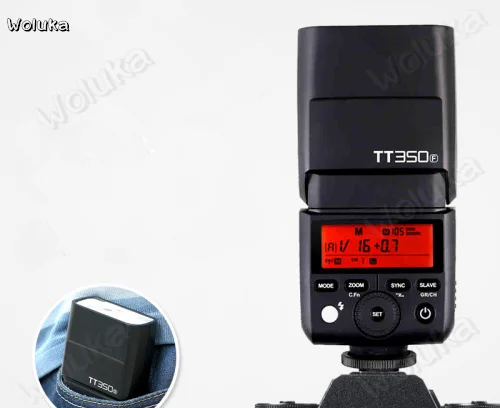Godox TT350F флэш-беззеркальных камер Авто Портативный типа «Горячий башмак лампа XT1XT2X100TX-PRO2 CD50 T07