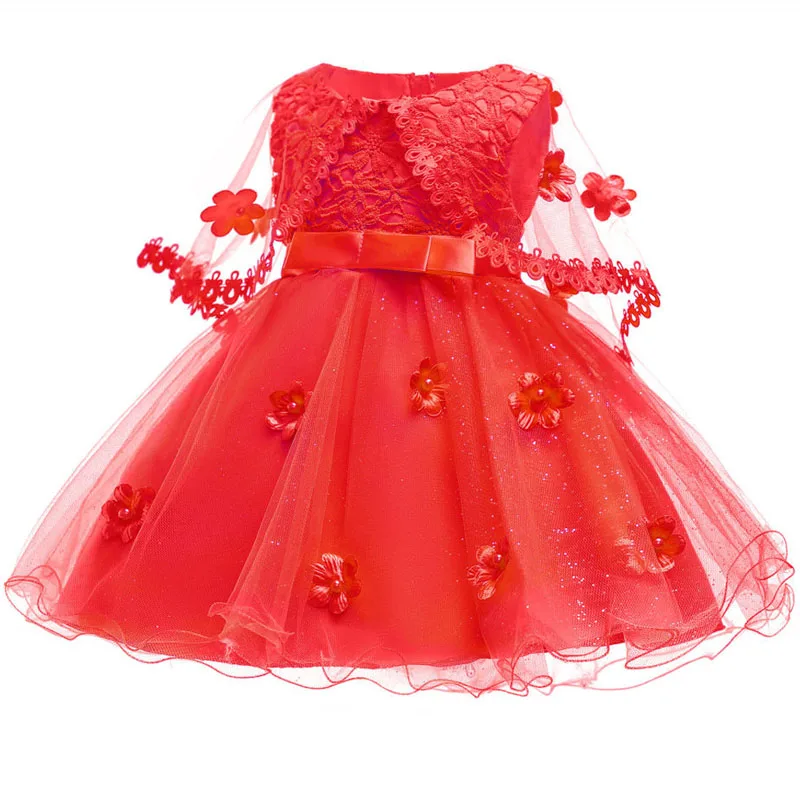 

Birthday Party Dress Summer Childeren Wedding Dresses Christmas Halloween Kids Dress For Girl Petal Toddler Princess Dresses