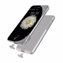 7 7 Plus Зарядное устройство Батарея чехол для iPhone 6 6 S 7 Plus Мощность Bank пакет тонких ультра Тонкий резервного копирования внешнего Портативный Bateria