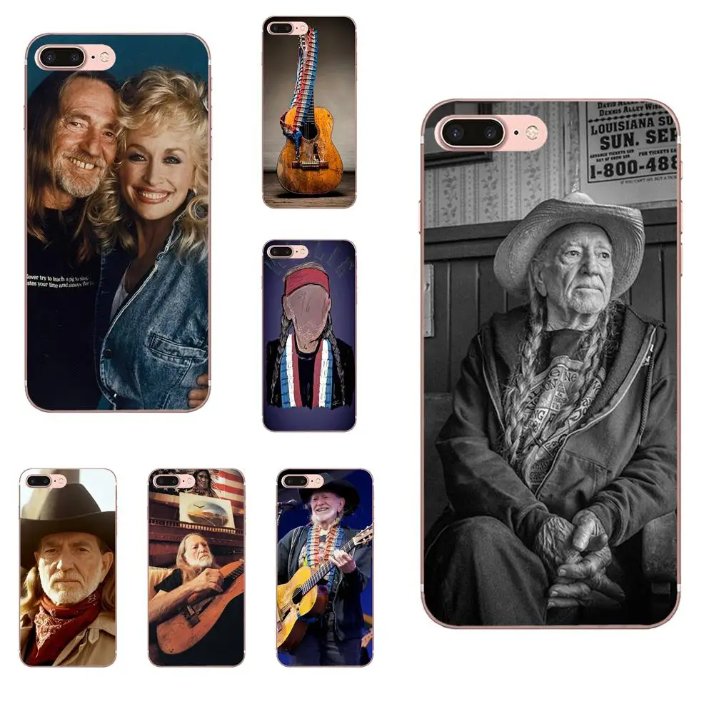 Чехол-накладка из ТПУ для Samsung Galaxy Note 5 8 9 S3 S4 S5 S6 S7 S8 S9 S10 mini Edge Plus Lite Willie Nelson American