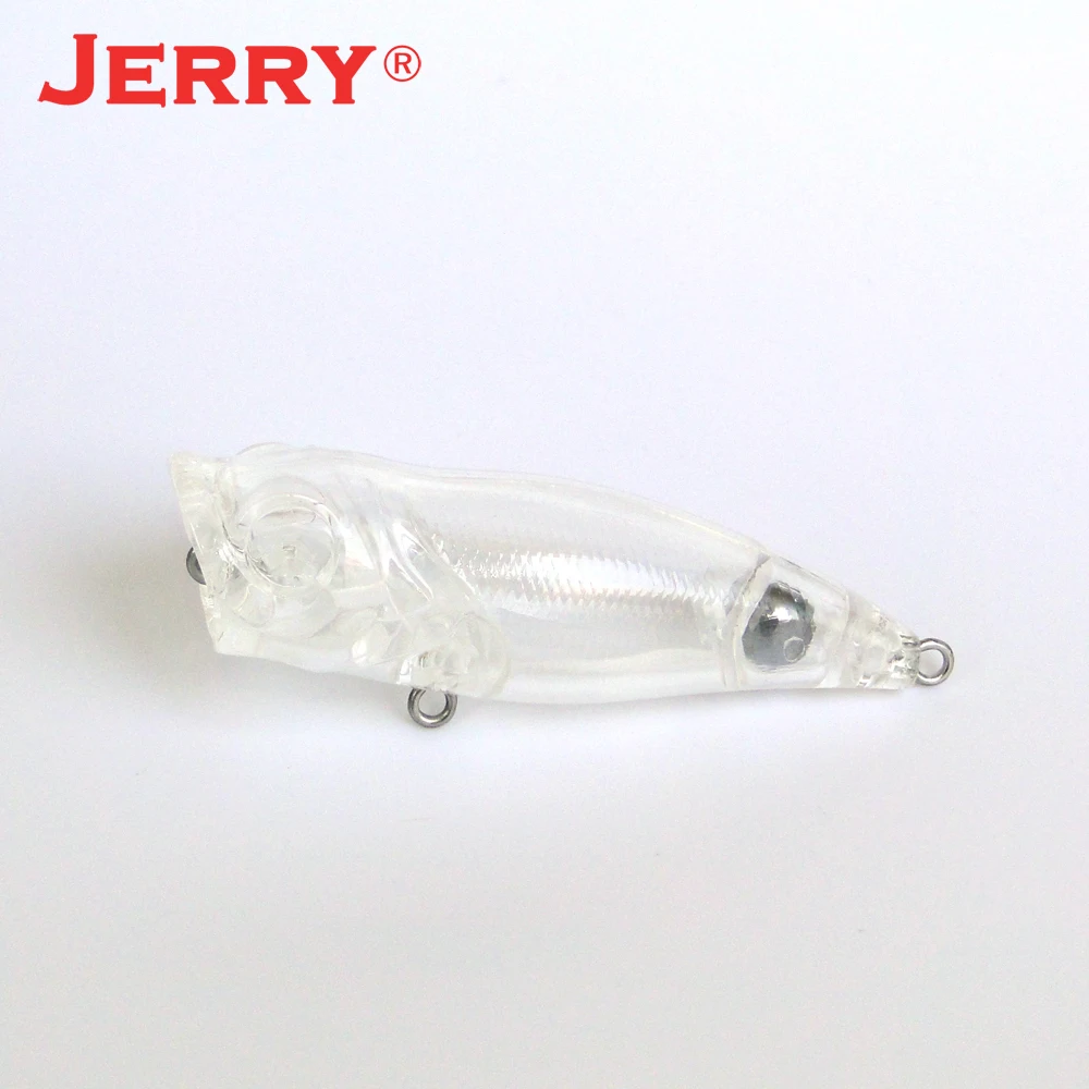 

Jerry 10pcs 55mm spinning fishing hard bait plugs floating topwater fishing popper lures unpainted blank body pesca
