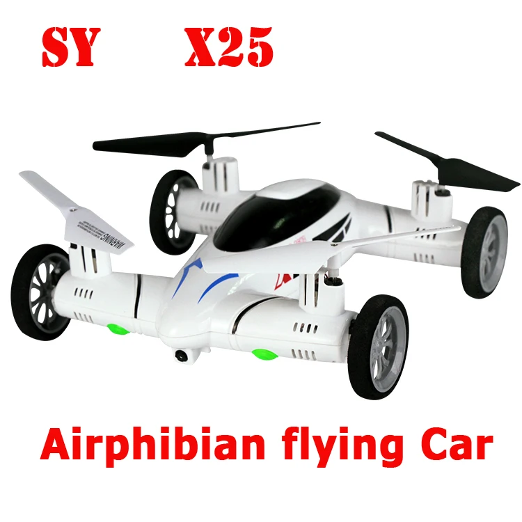 

SongYang X25 2.4G 8CH 6-Axis Speed Switch With 3D Flips RC Quadcopter Airphibian Flying Car RTF
