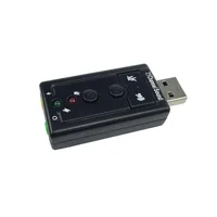 External 7.1 Channel USB Sound Card Mic speaker 3D external sound cards Audio sound card Adapter for Windows 2000 / XP