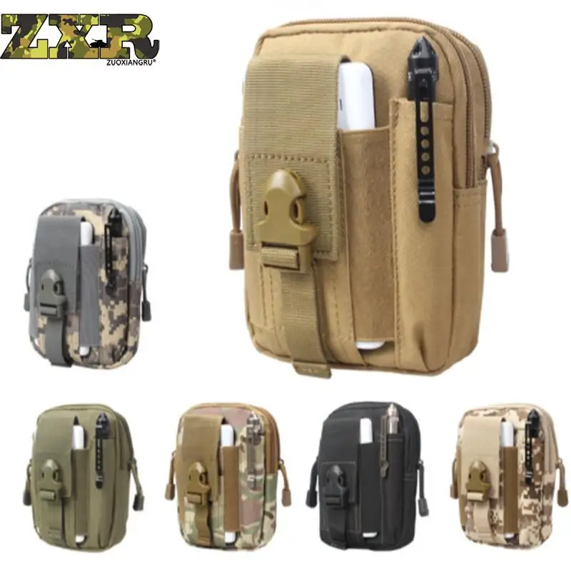 

Nylon Tactical Military Edc Molle Pouch Small Waist Pack Hunting Bag Pocket For Iphone 6 7 For Samsung Outdoor Sport Bags