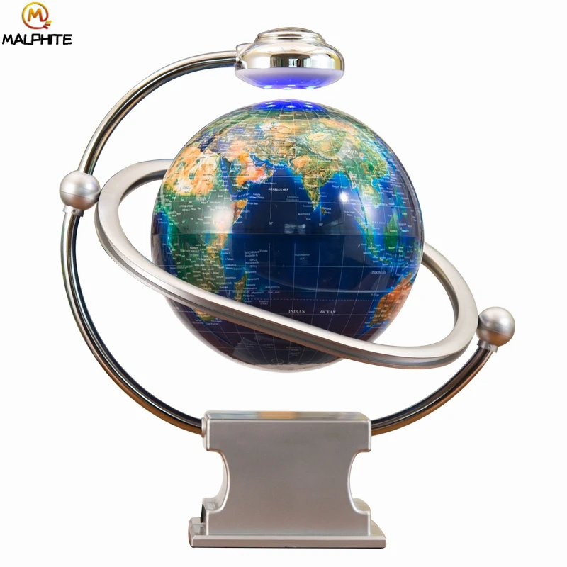 

New Globe table lamps study living room table lamp Magnetically levitated luminescent self-rotating pendulum Kids Room decor