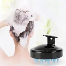 Силиконовая щетка для массажа головы гребень-шампунь расческа для мытья волос