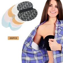 200 шт. подмышек Пот колодки дезодоранты летние поглощающие одноразовые патч против пота хлопчатобумажные нашивки наклейки