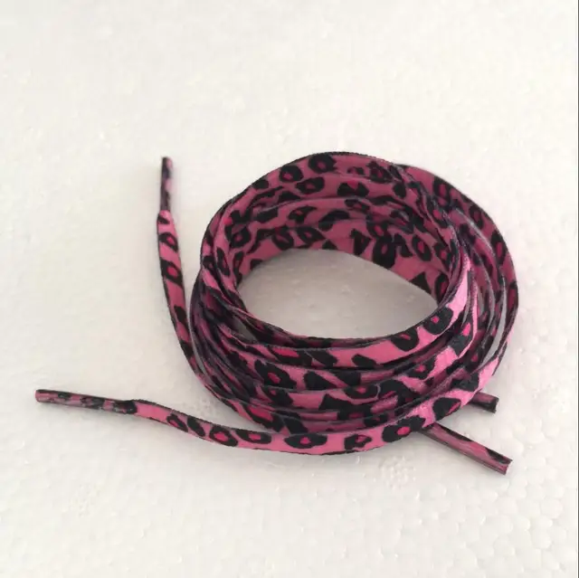 New Design 90CM Rainbow/Zebra/Leopard Multi Color Print Shoe Laces