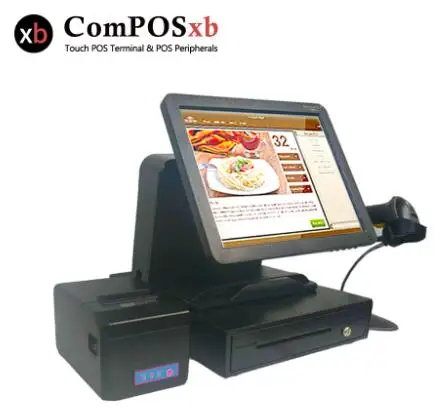 

Hot sales multi-function 15 "touch screen POS terminal" high quality receiving system All-in-one POS computer