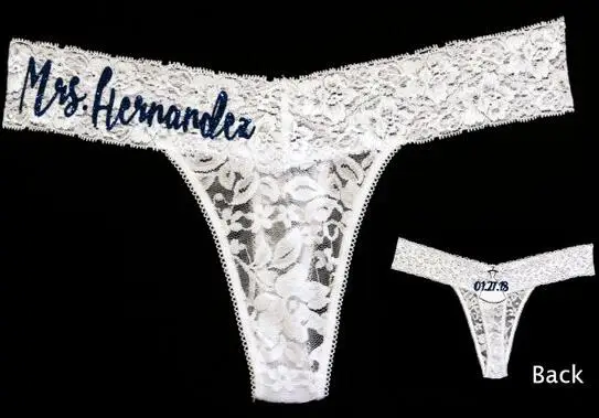 bridal thong
