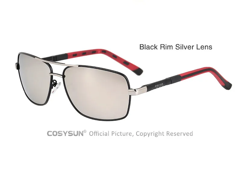 COSYSUN Брендовые мужские солнцезащитные очки HD поляризованные солнцезащитные очки мужские солнцезащитные очки водителя для мужчин очки с зеркальным покрытием oculos мужские 0042